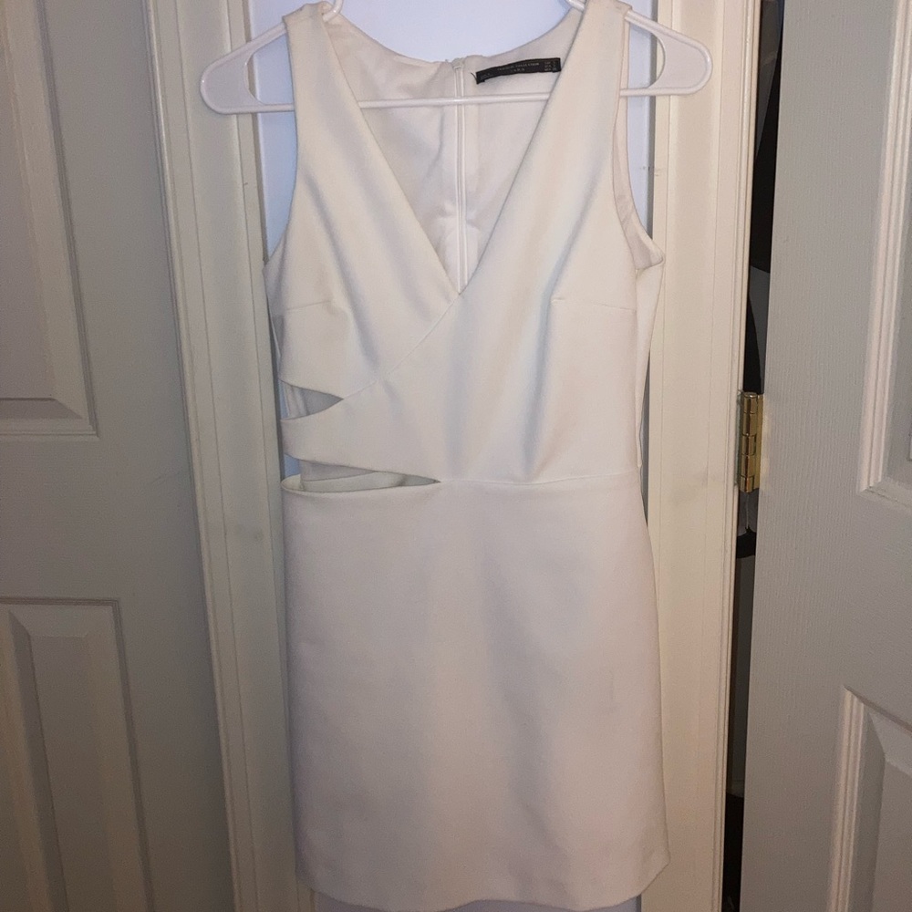 White Zara romper. Very cute with side cutouts.